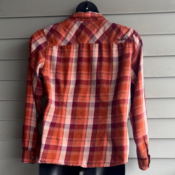 Marmot Vibrant Plaid Long Sleeve Shirt. Size XL - Picture 3 of 8